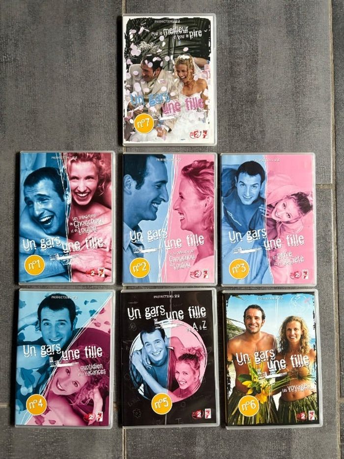 Lot 7 dvd un gars une fille