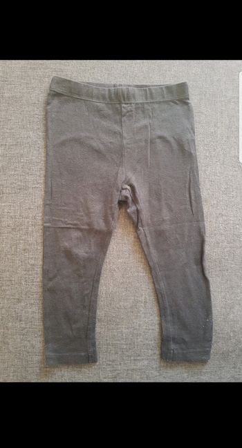Legging noir fille 24 mois