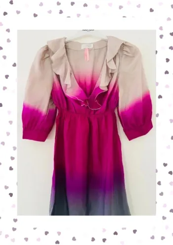 Lipsy Robe Couleurs Tie and Dye Taille 36/S