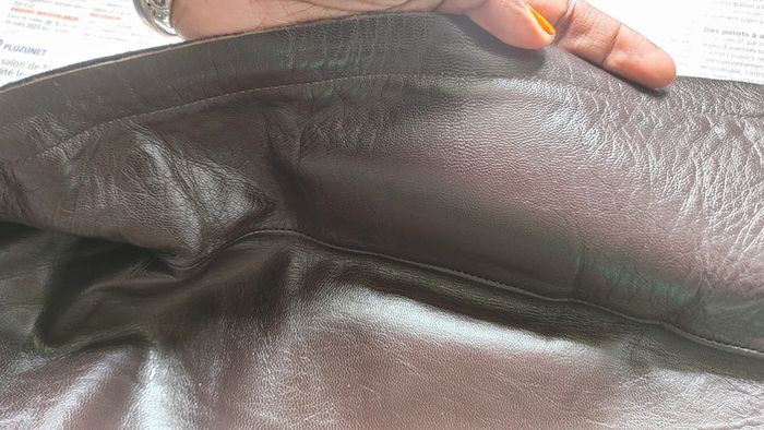 Bottes haute vintage en cuir et daim marque Bally folaga talons carré block bout rond - photo numéro 12