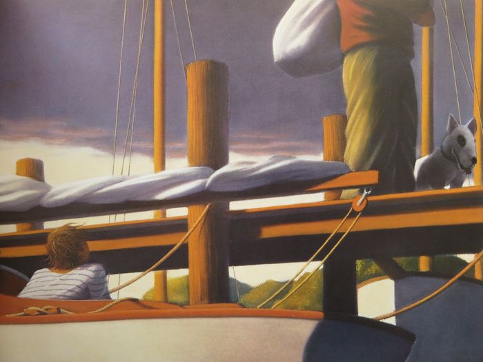 Album 8 à 13 ans : L'épave du Zéphyr . (CHris Van Allsburg - L'école des loisirs) - photo numéro 7