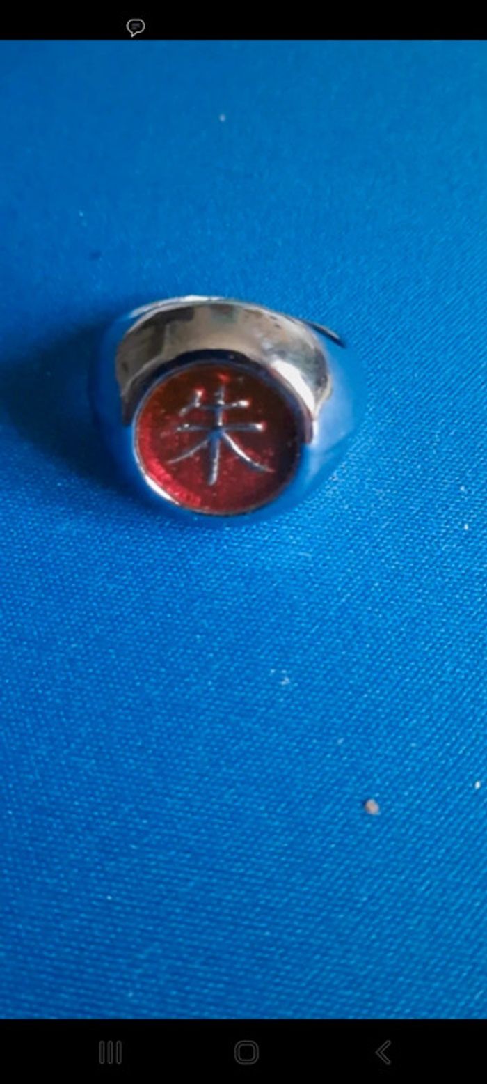 Chevalière réglable générique naruto neuf - photo numéro 2