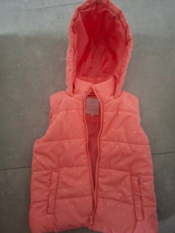 Manteau sans manches fille