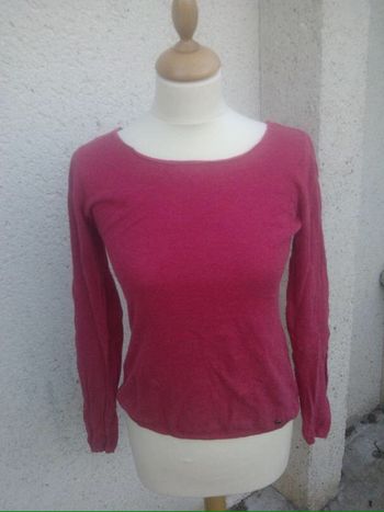 Pull/tee shirt manches longues corail T36