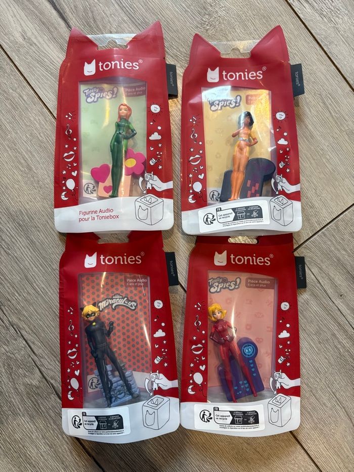 Neuf tonies totally spies et miraculoos
