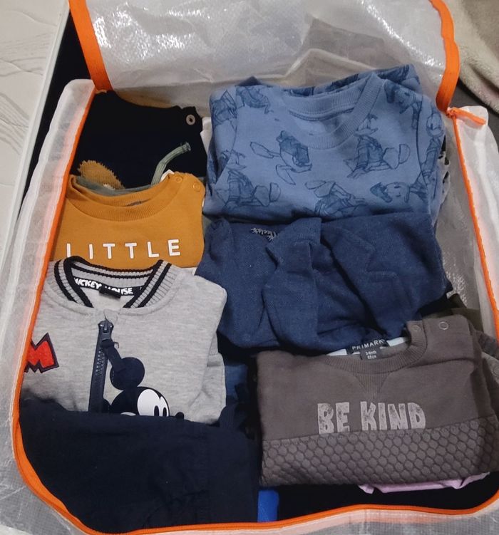 Lot vêtements bébé garçon de 0 à 18 mois  possibilité d'autre photos