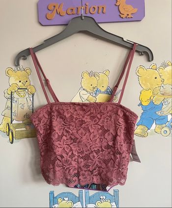 Top court rose à bretelles, taille Xs, marque Ardene 