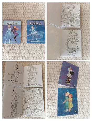 2 petit Livre de coloriage la reine des neiges