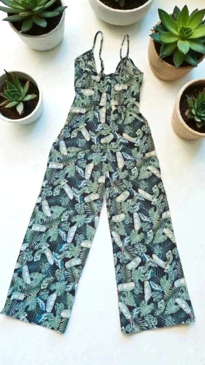 Combinaison pantalon verte  🌹 40 🌹 - photo numéro 2