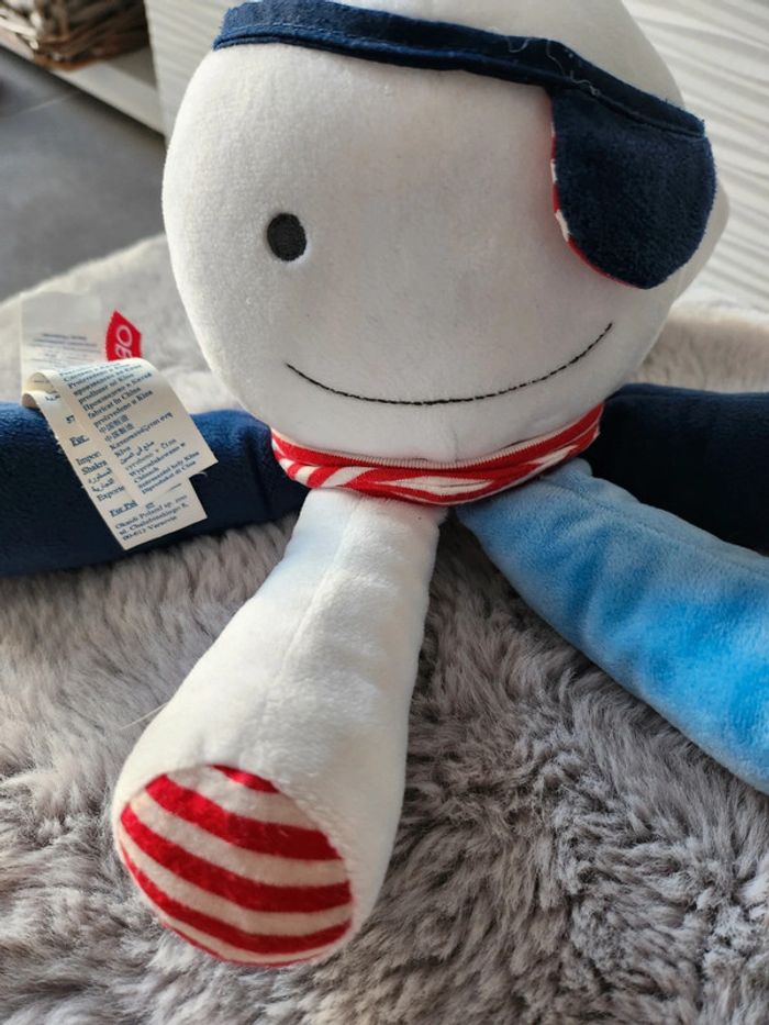 Peluche activités sensorielle pieuvre Obaibi - photo numéro 2