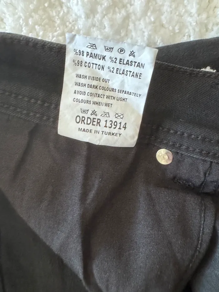 Jean Denim LAB Homme - Coupe Droite Classique - W34=42/44 - Neuf avec Étiquette - photo numéro 6