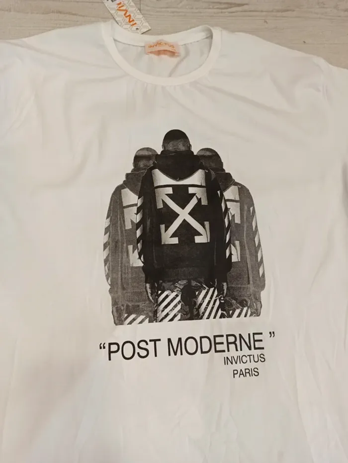 Tee shirt blanc homme xxl - photo numéro 2