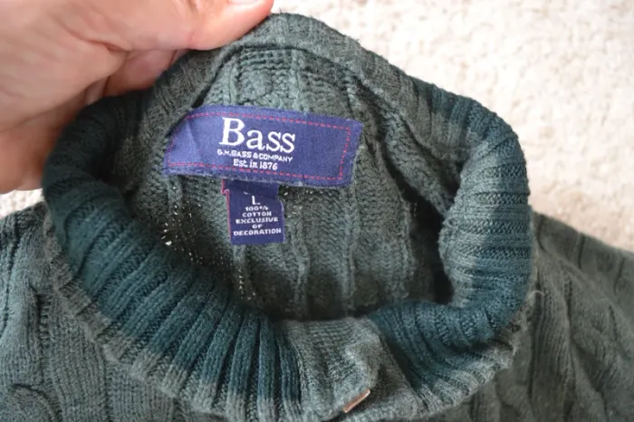 Pull torsadé Bass - Taille L - photo numéro 3