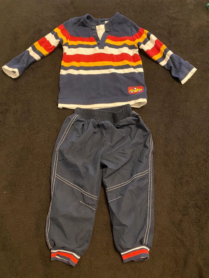Ensemble avec 2 pantalons 18 mois - photo numéro 8