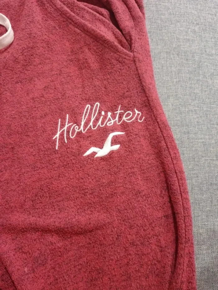 C58 pantalon fushia/noir Hollister S - photo numéro 4