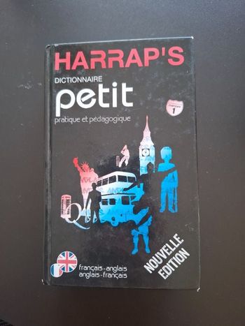 Dictionnaire Harrap's en bon état