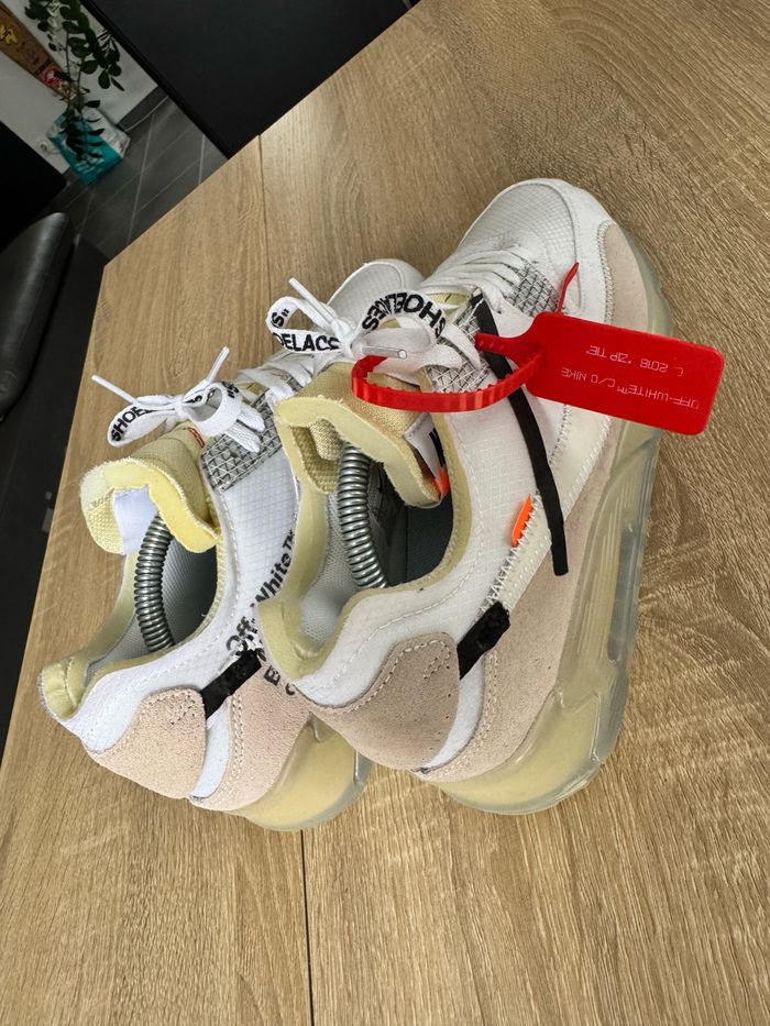 Air Max 90 Off White blanche