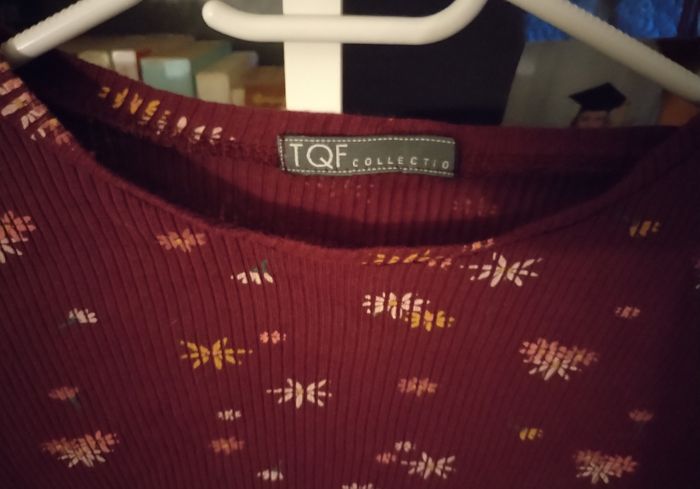 Haut manches longues motifs fleurs "TQF Collection" 100% coton neuf - photo numéro 2