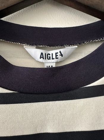 Belle robe pull marinière Aigle 14 ans