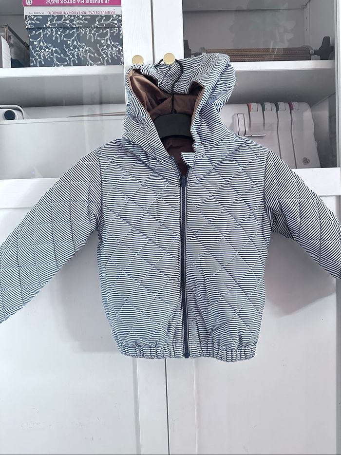 Manteau réversible petit bateau 4 ans - photo numéro 5