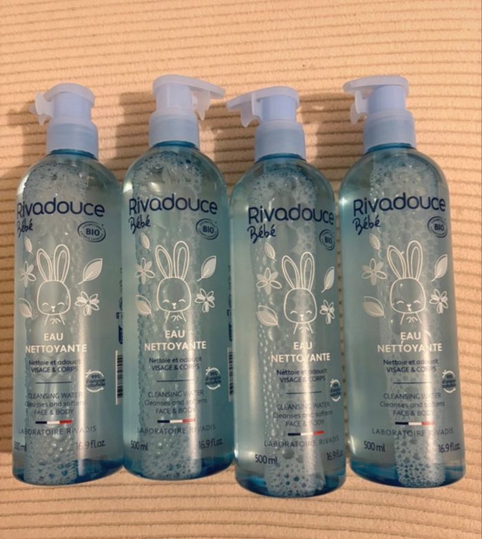 Eau micellaire nettoyante bio bébé Rivadouce