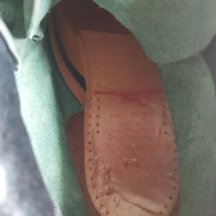 Rare Dr. Martens made in england vintage boots cuir bon état unisexe - taille UK 7.5 / EU 41.5 - photo numéro 10