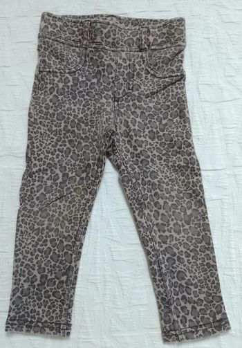 H&M pantalon tregging léopard 92 cm