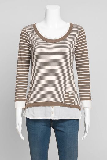 🤎Joli t-shirt EllaModa – Taille 4 équivalent M bon état 🤎