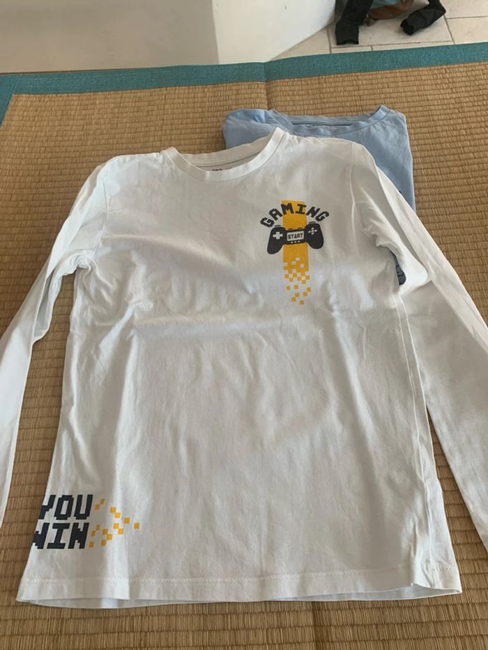 Lot de 2 t-shirt Gemo 12 ans - photo numéro 2