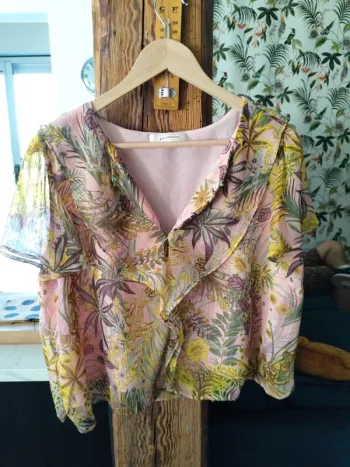 Blouse motifs colorée promod