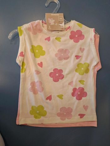 Lot de 2 T-Shirt sans manches orchestra 6 ans 116 cm neuf avec étiquette