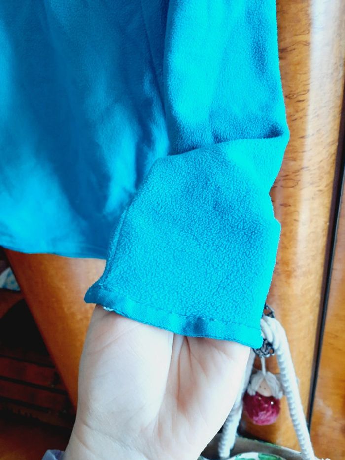 Polaire bleu turquoise M - photo numéro 3