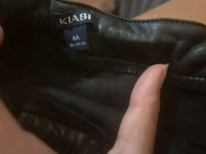 Jupe simili cuir taille 8 ans kiabi - photo numéro 3