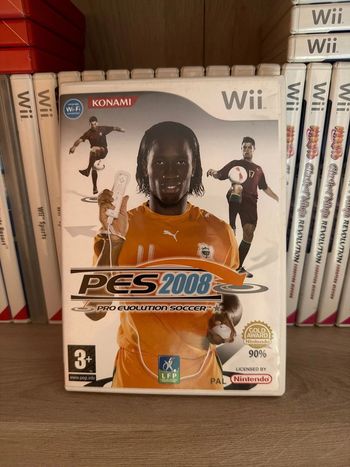 Pes 2008 jeu Wii football pro évolution soccer