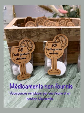 Kit anti gueule de bois - Neuf - animation mariage 