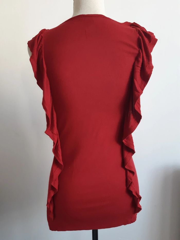 Haut été rouge T38/40 - photo numéro 5