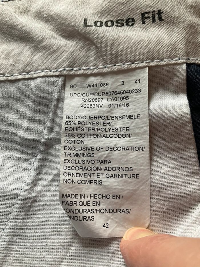 Short chino bleu marine pour homme Dickies taille W42 FR52 329 - photo numéro 9