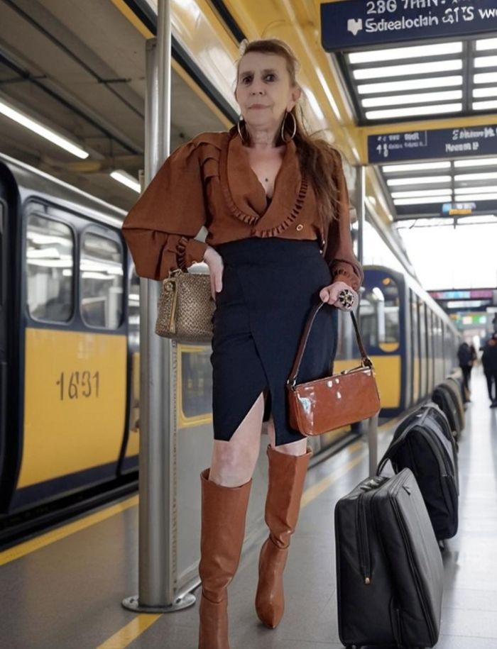 Jupe Tailleur ZARA vintage fendu