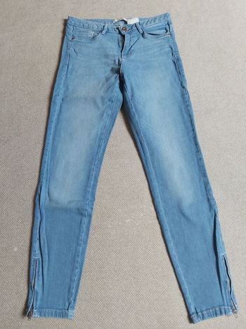 Jean skinny taille basse bleu clair T.36  - Camaïeu