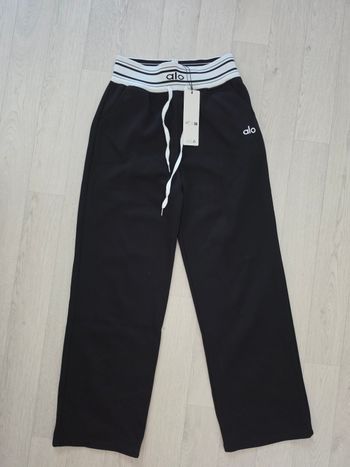 Pantalon Alo Yoga Wide Leg - Noir & Blanc