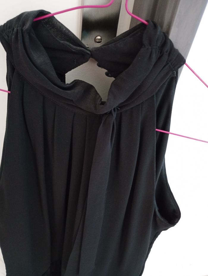 Robe noire voilage - photo numéro 2