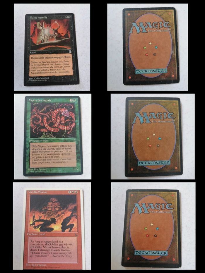Lot de 20 cartes Magic The Gathering Forteresse the Dark Mirage - photo numéro 2