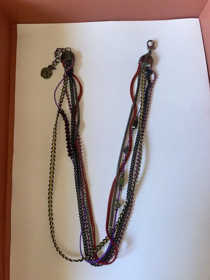 Lot 2 bracelets violets et 1 bague - photo numéro 2