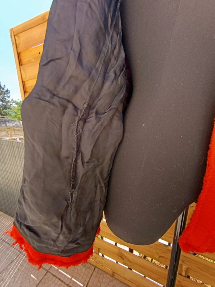 Veste orange/corail Zara taille M - photo numéro 7