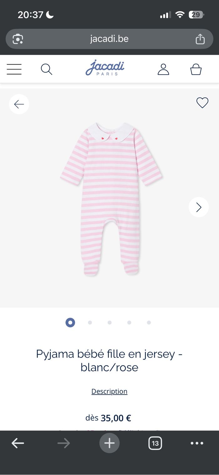 Pyjama fin Jacadi - photo numéro 3