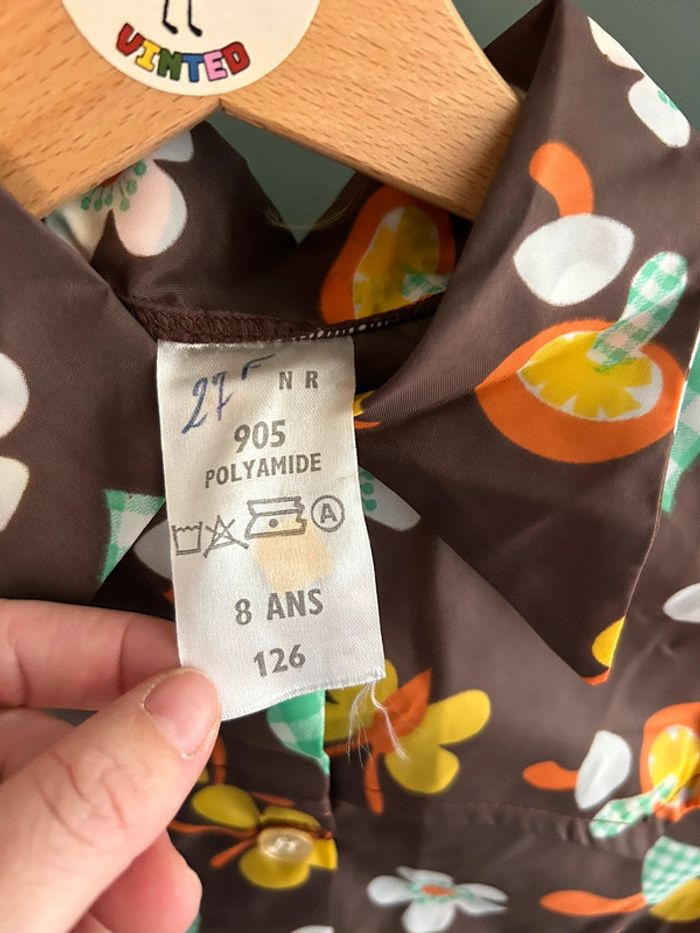 Robe vintage années 80s à motifs 8A - photo numéro 4