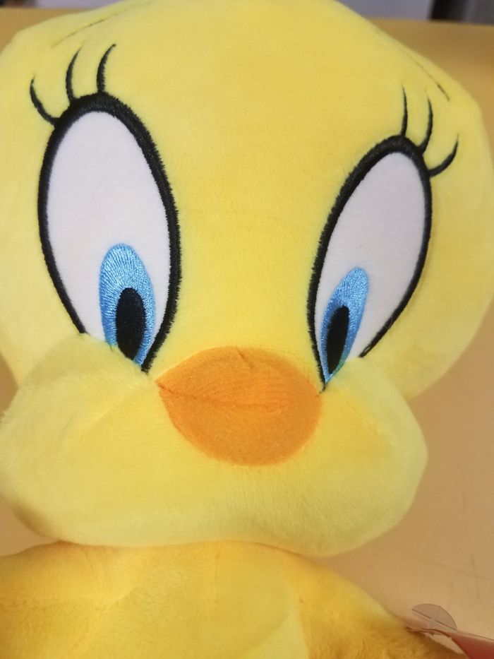 Peluche doudou tweety 32 cm - photo numéro 5