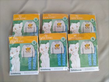 🤍 Lot de 6 pyjama Simba - Neuf - Disney 🤍