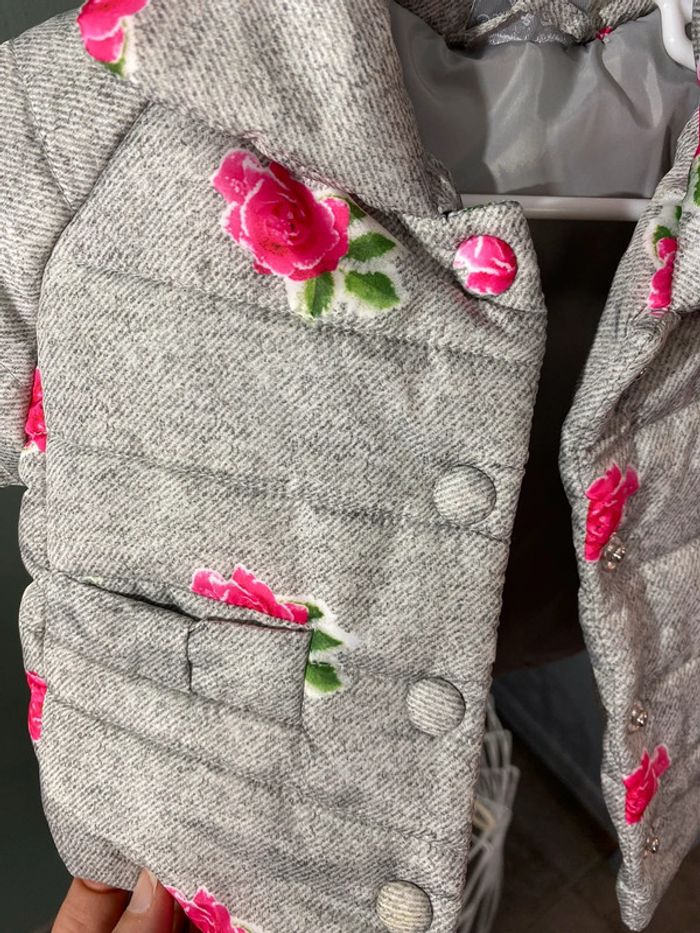 Ensemble fille 3 mois robe et manteau doudoune - photo numéro 6