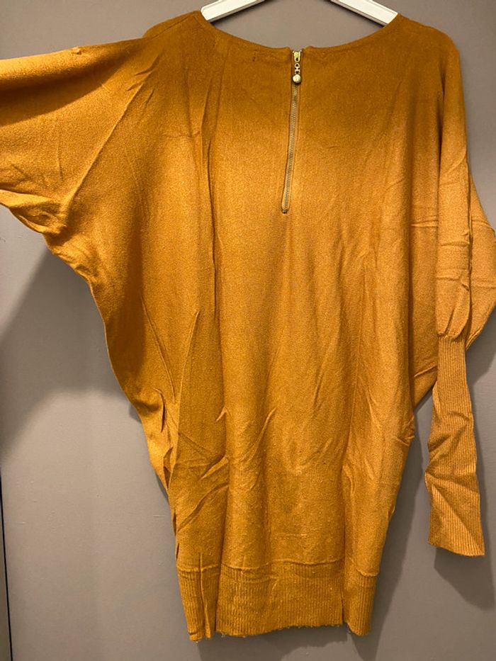 Robe pull moutarde - photo numéro 6